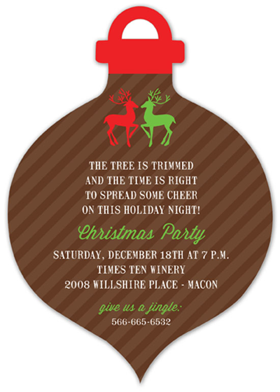 Reindeer Love Invitation