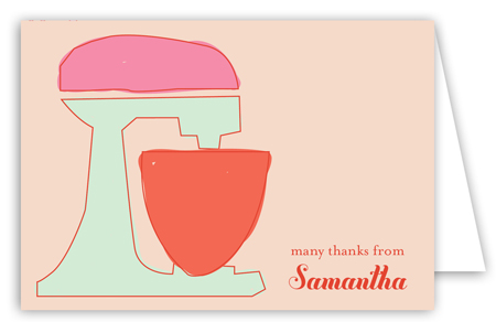 Retro Housewife Note Card
