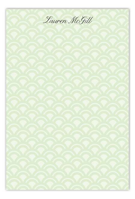 Rising Sun Lime Flat Note Card