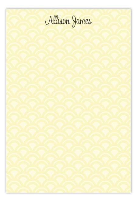 Rising Sun Yellow Flat Note Card
