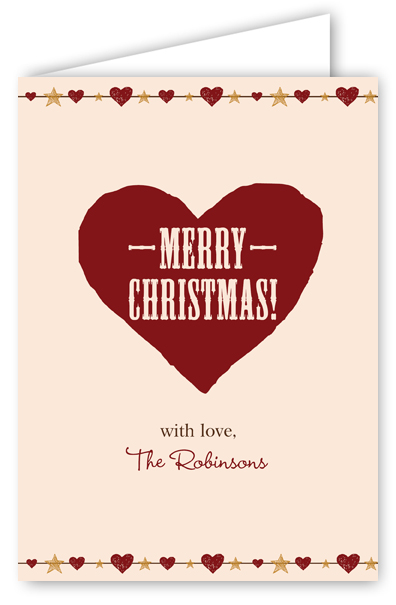 Rustic Christmas Greeting Card