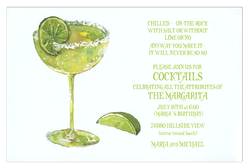 Salt and Lime Invitation