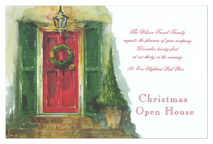 Scarlet Door Invitation