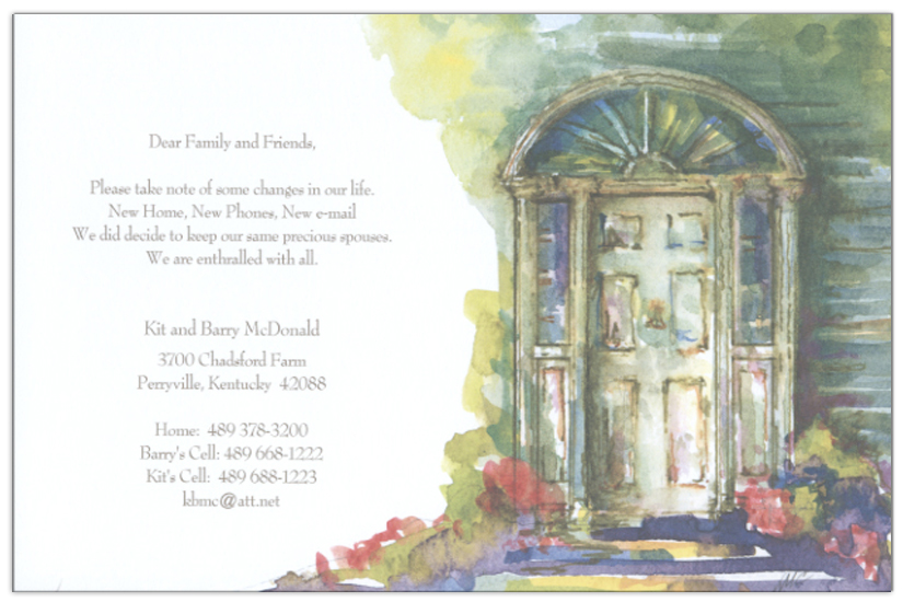 Shaded Entry Invitation