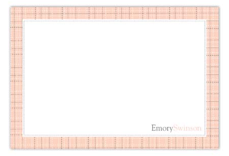 Shell Tweed Flat Note Card