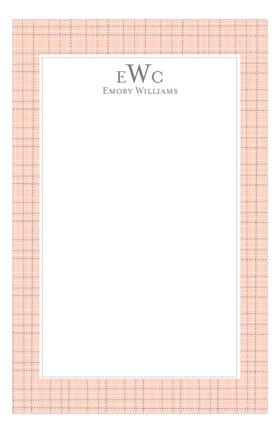 Shell Tweed Notepad