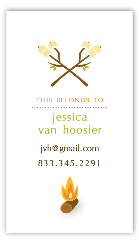 Smores Calling Card