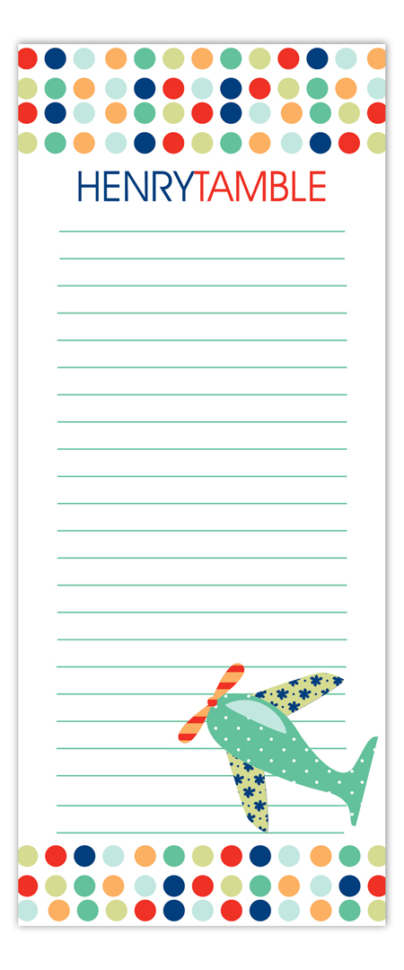 Soaring Planes Notepad