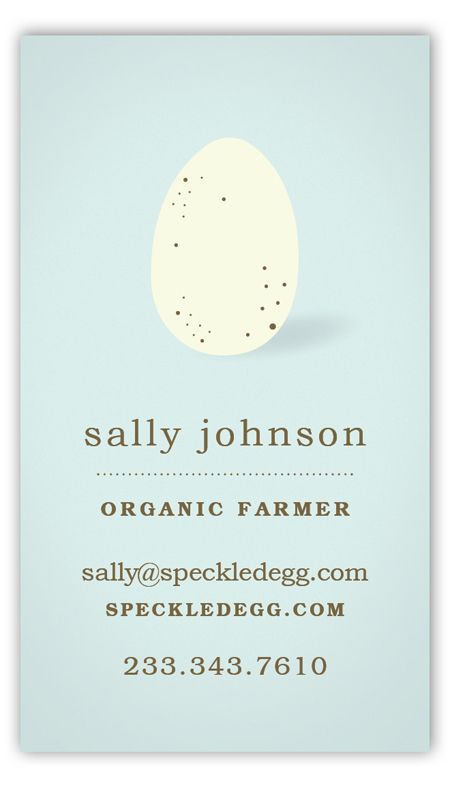 Speckled Egg Calling Card