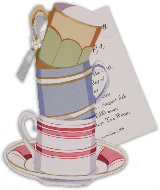 stacked-cups-invitation-ss-ad776 Tea Party Invitations