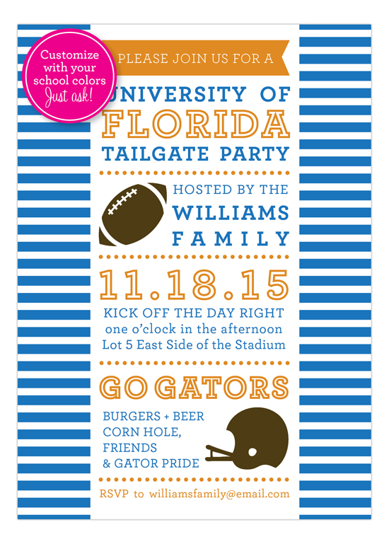 Stripes Football Tailgate