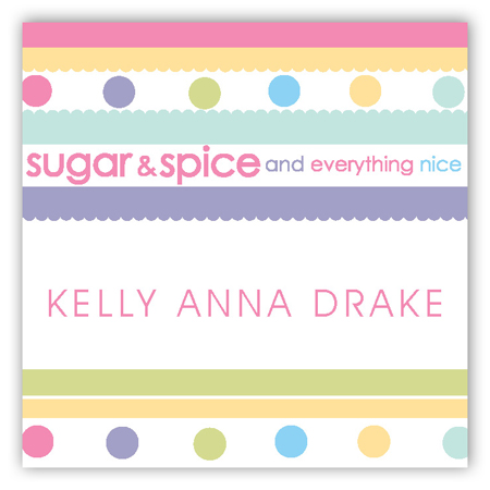 Sugar and Spice Gift Tag