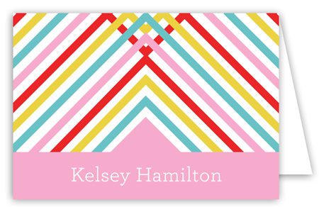 Summer Graphic Folded Note Card