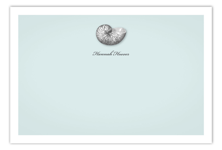 Summer Seashells Flat Note Card