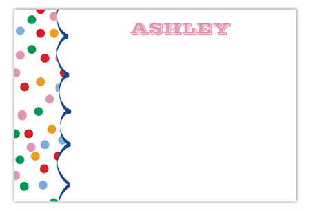 Sweet Confetti Flat Note Card