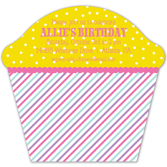 Sweet Stripes Cupcake