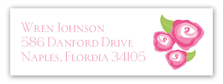 Tea Cake Address Label