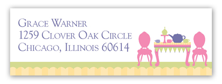 Tea Time Address Label