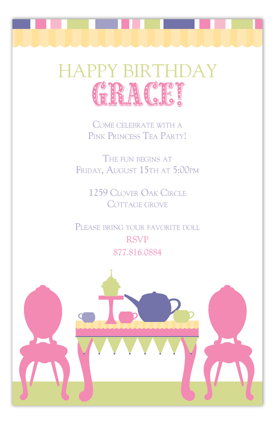 Tea Time Invitation