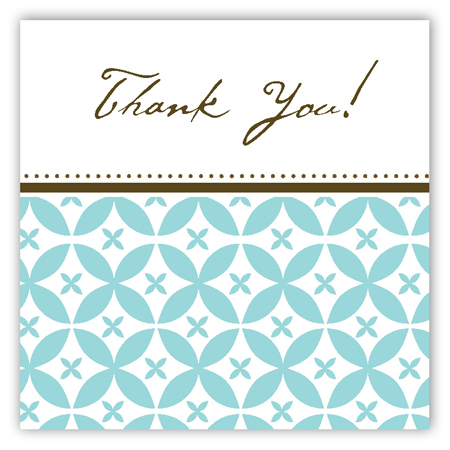 Teal Elegance Square Sticker