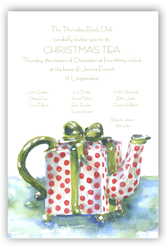 Thee Me and Tea Invitation