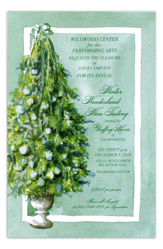 Tiffany Tree Invitation