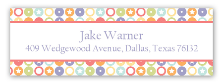 Turning Four Address Label