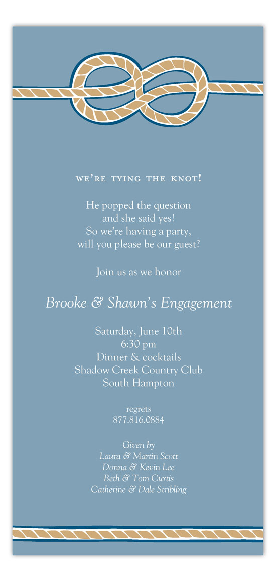 Tying the Knot Invitation