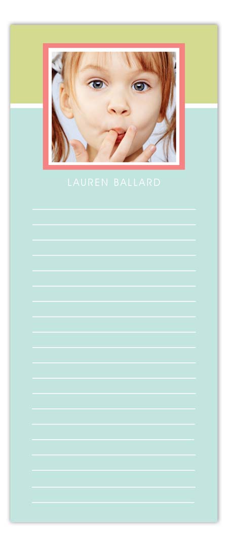 Very Pastel Photo Notepad