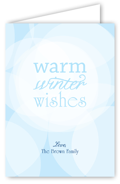 Warm Winter Wishes Greeting Card