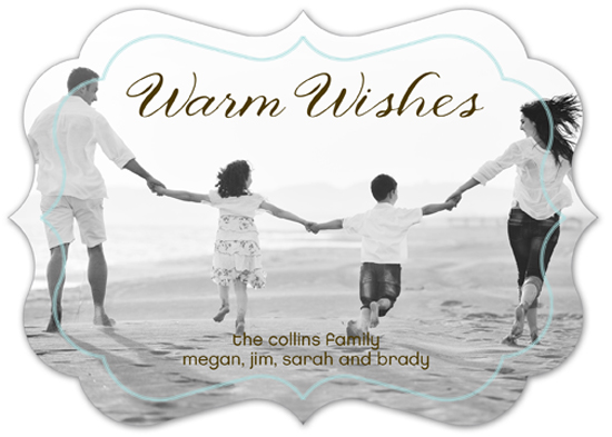 Warm Wishes Photo Card