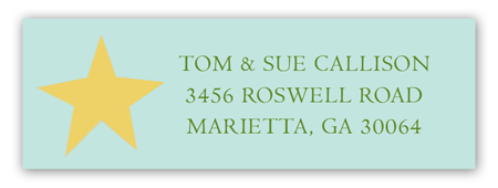 Whimsical Tree Address Label