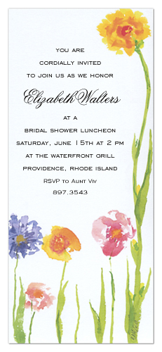 Wildflowers Invitation