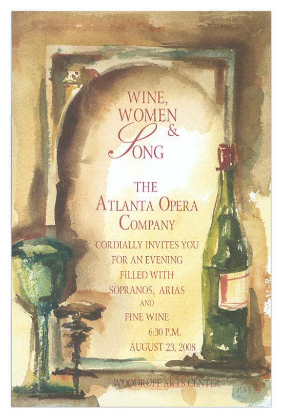 Wine Bottle Invitation