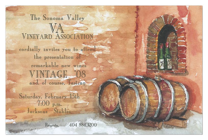 Wine Cellar Invitation