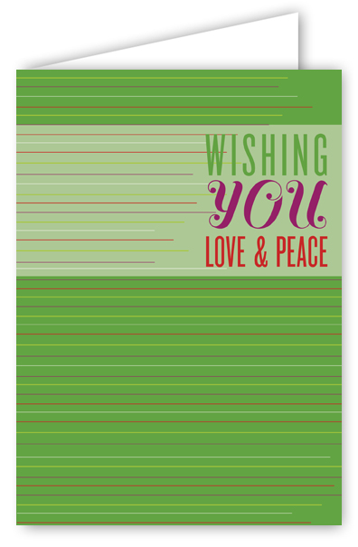 Wishing You Love & Peace Greeting Card