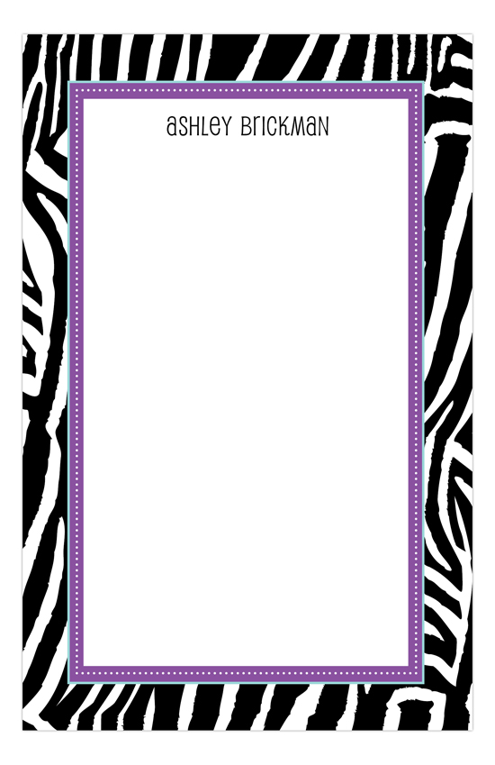 Zebra Notepad