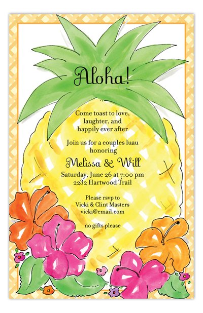 Luau Invitation Ideas 3