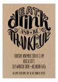 Eat Drink and Be Thankful