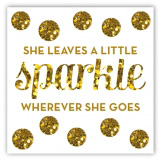 Sparkle Party Square Sticker