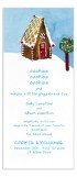 A-Frame Gingerbread House Invitations