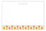 Apples and Oranges Flat Note Card