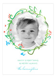 Artistic Christmas Photo Card