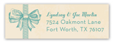 Baby Boy Bow Address Label