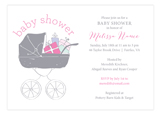 Baby Shower Stroller Girl