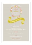 Baby Shower Wreath Invitation