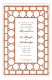 Bamboo Peach Invitation