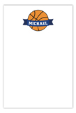 Basketball Banner Flat Note Card