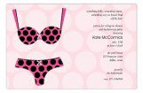 Black Polka Dot Undies Lingerie Shower