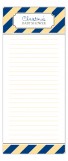 Blue Monkey Stripes Notepad